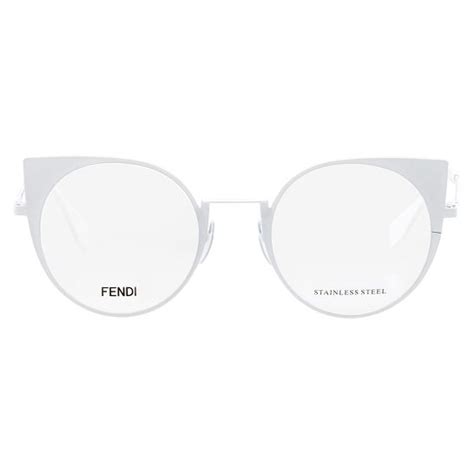 occhiale fendi da vista ff0192|FENDI Ladies Matte White Eyeglasses FF0192.